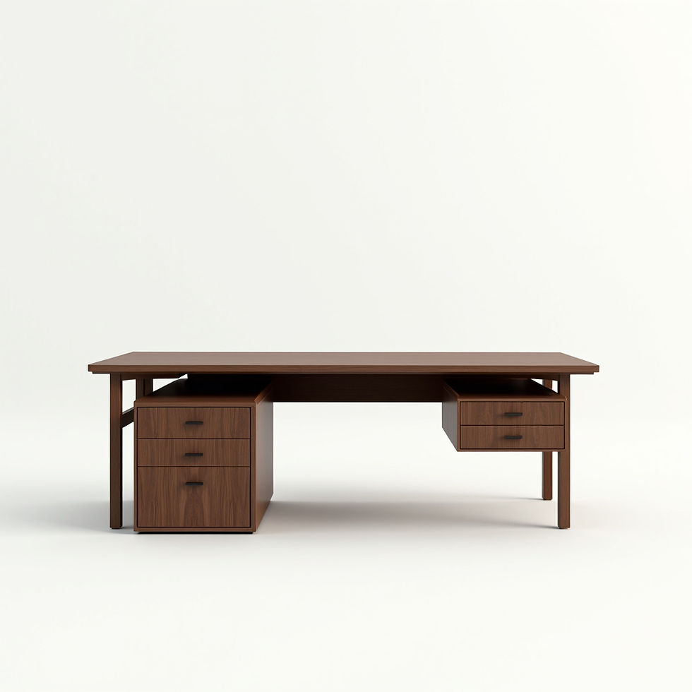 Executive Walnut Desk
