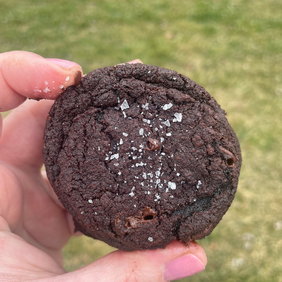 Thumbnail: Double Dark Chocolate Chip with Sea Salt Cookies