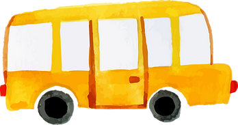 bus scolaire représentant le transport à l'École des Grands avec la Fondation W.