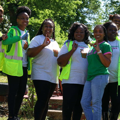 Celebrating Arbor Day with Alpha Alpha Gamma Omega Chapter of Alpha Kappa Alpha Sorority, Inc.