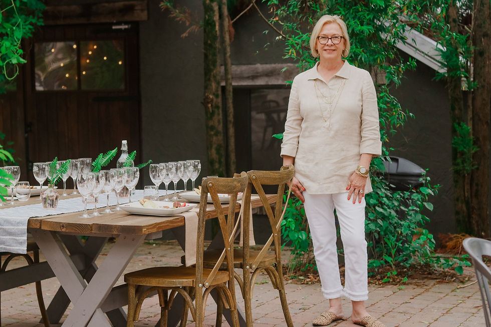 Andrea Fenise Memphis Influencer visits Crown Winery in West Tennessee