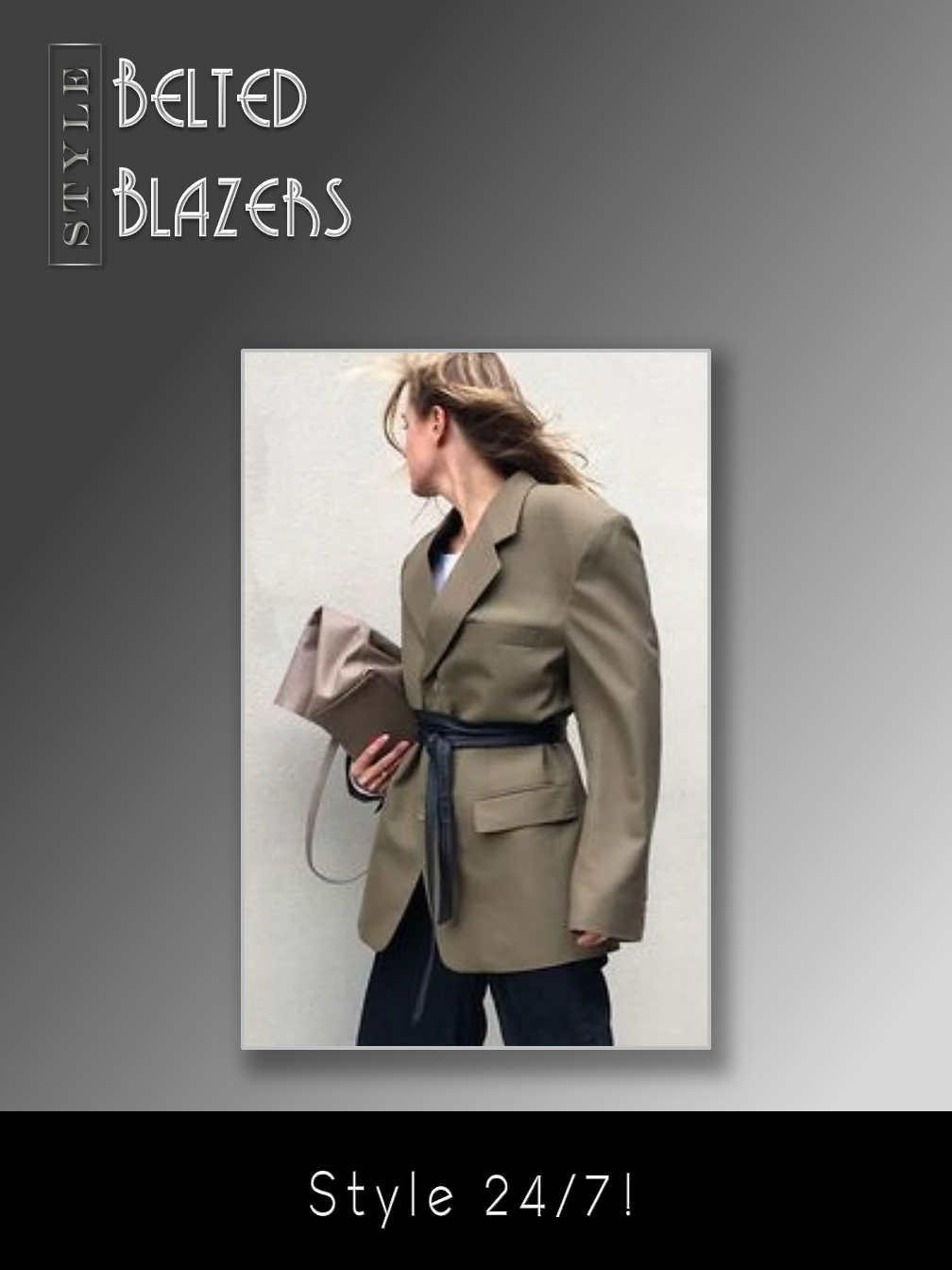 Belted Blazers