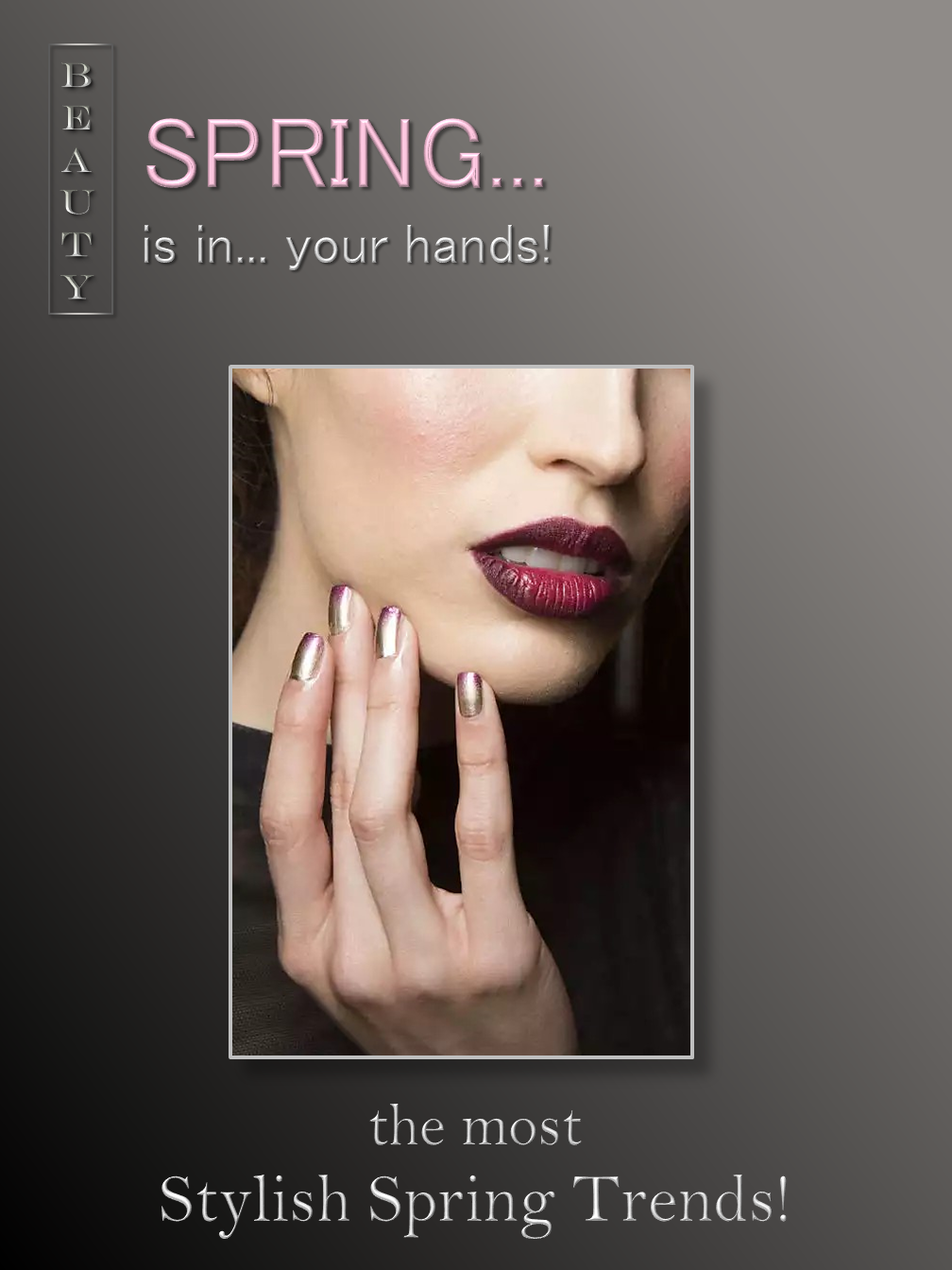Spring is yours hands!