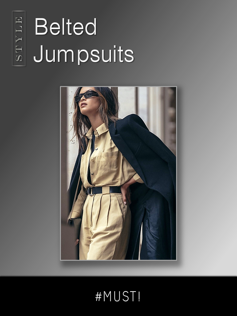 Belted Jumpsuits