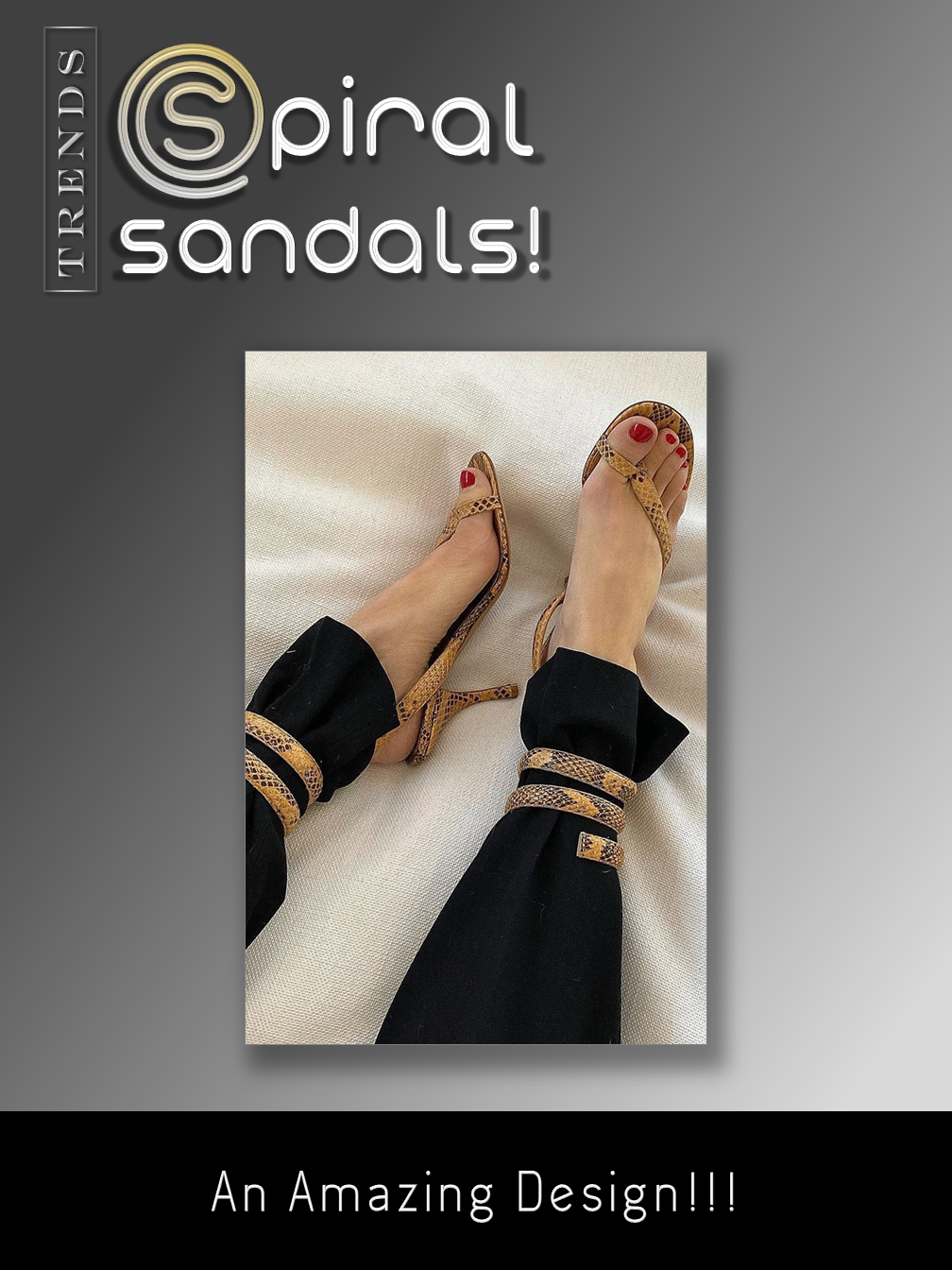 Spiral Sandals