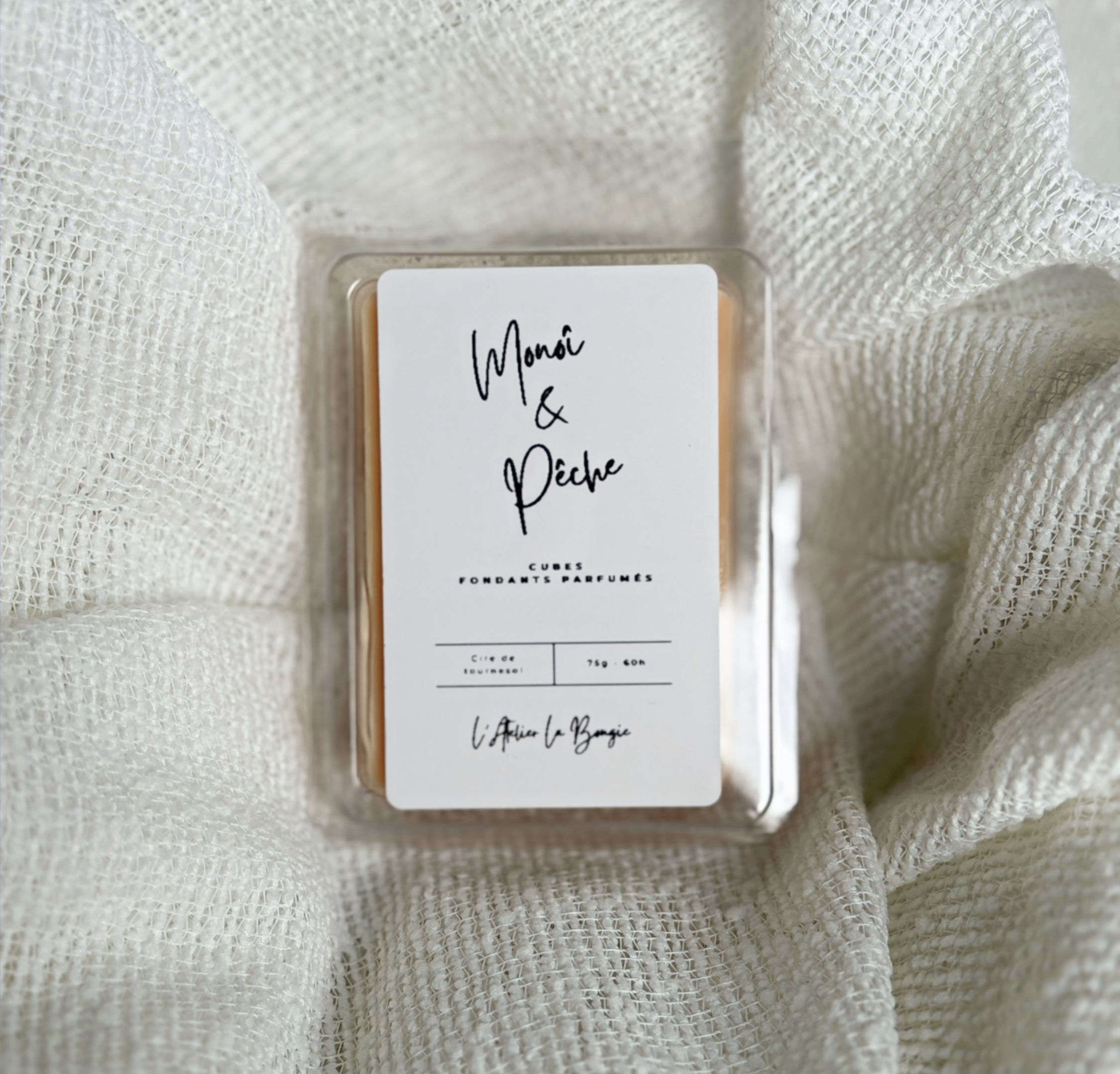 Cubes de Fondant " Monoï & Pêche "