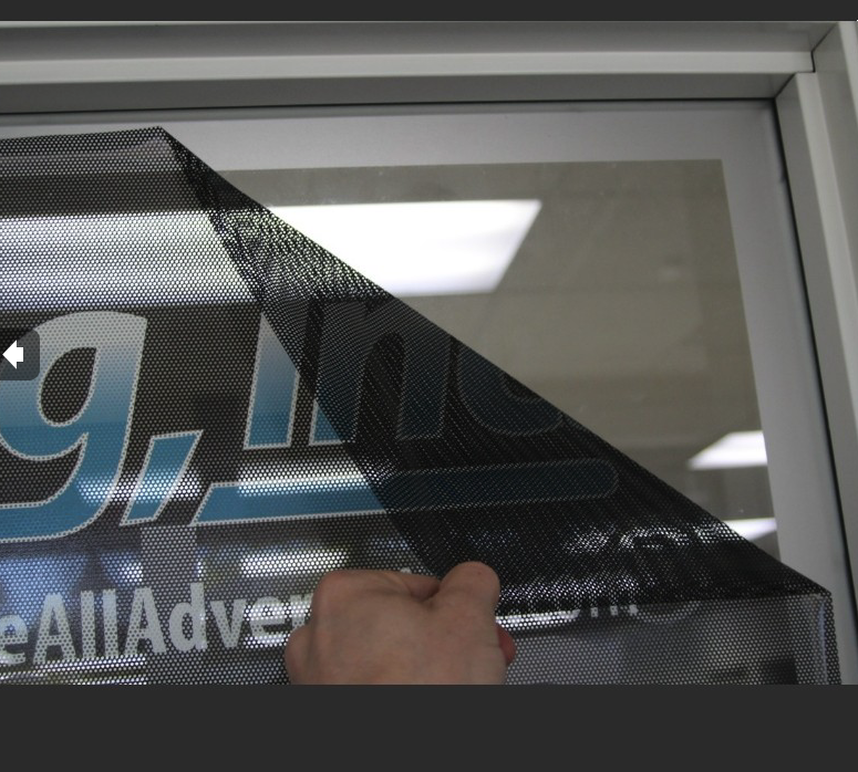 Perforated Window Decals