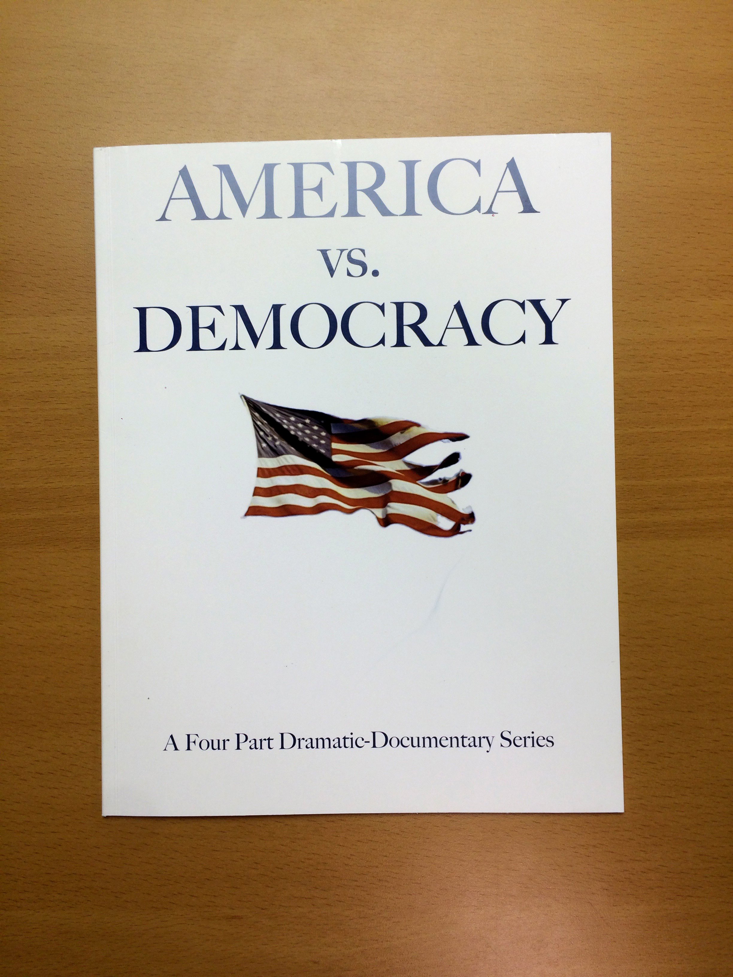 Perfect bound political book