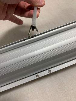 Banner stand hook