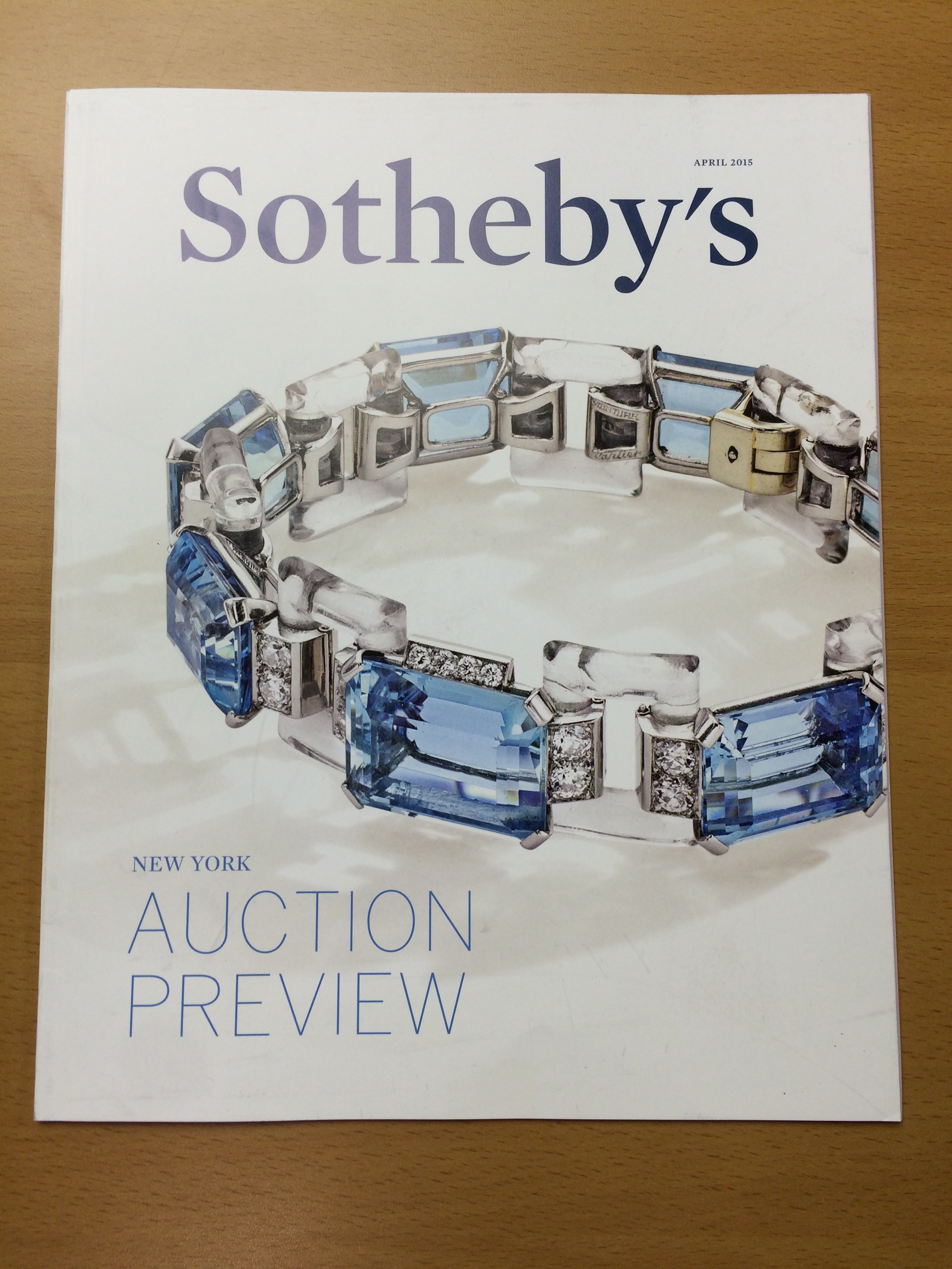 High-end perfect bound auction book