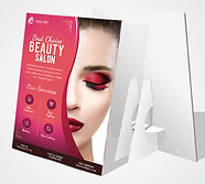 Laminated Counter card for display