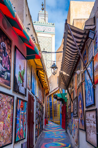 The Rainbow Street, Fes medina