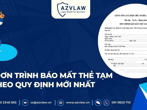 Mẫu đơn trình báo mất thẻ tạm trú theo quy định mới nhất