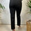 Miniatura: Pantalone Nero in Cotone Elasticizzato