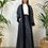 Miniatura: WUSIDE - Kimono Lungo a Quadri con Dettagli in Velluto