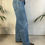 Miniatura: Ottod'ame - Jeans a Gamba Larga in Denim Blu Chiaro