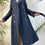 Miniatura: Alessia Santi - Trench Doppiopetto Blu