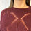 Miniatura: Maglione traforato bordeaux