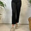 Miniatura: Pantalone Nero in Cotone Elasticizzato