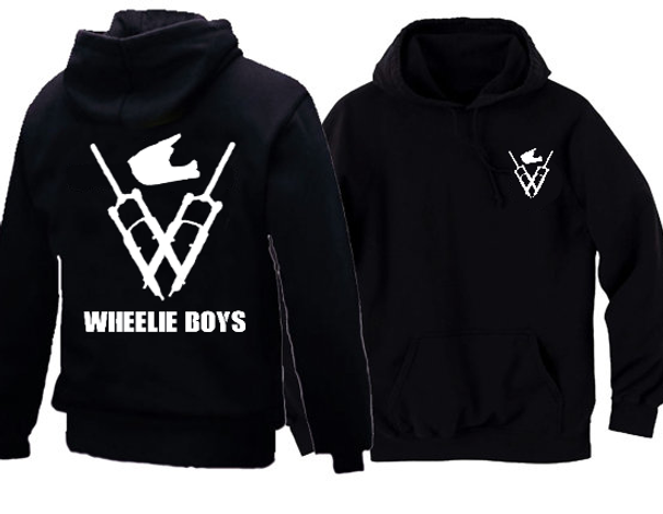 WHEELIEBOYS BLACK HOODIE