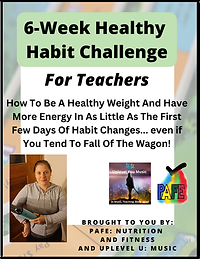 6 Week Healthy Habit Challenge for Teachers