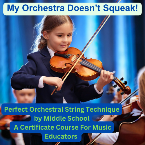 My Orchestra Doesn't Squeak Logo Graphic