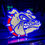 Thumbnail: Gonzaga Bulldogs LED light box 3D printed by Boise 3D Printing featuring blue and red mascot design