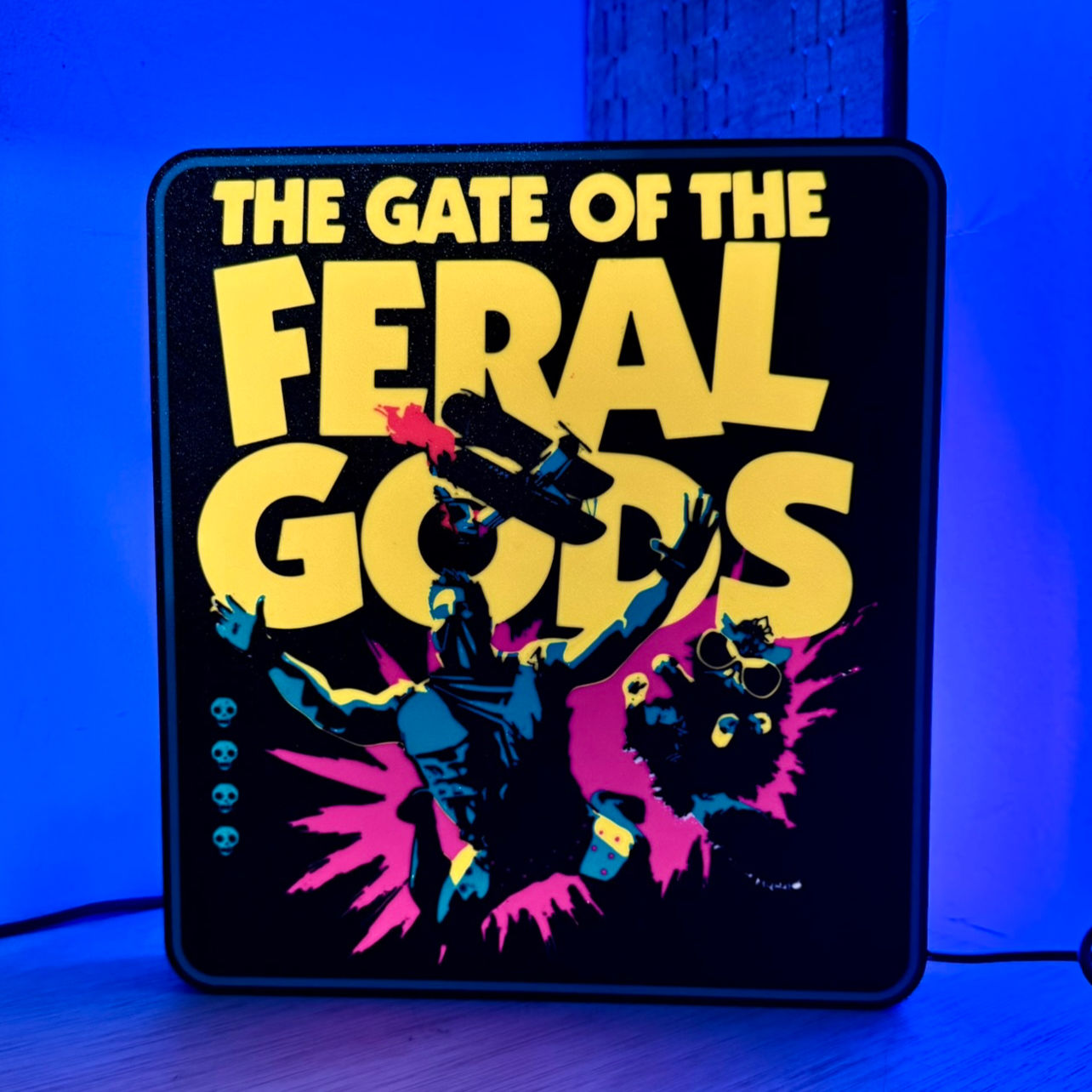 Dungeon Crawler Carl LED Lightbox – Gate of the Feral Gods (Book 4)