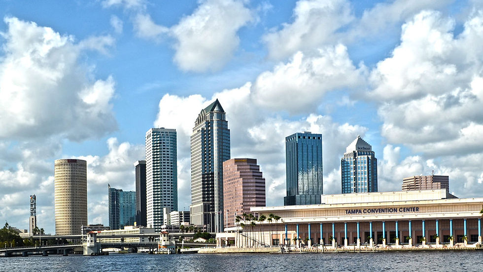 tampa florida downtown skyline