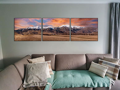 new zealand landscape large triptych wall art home decor nz