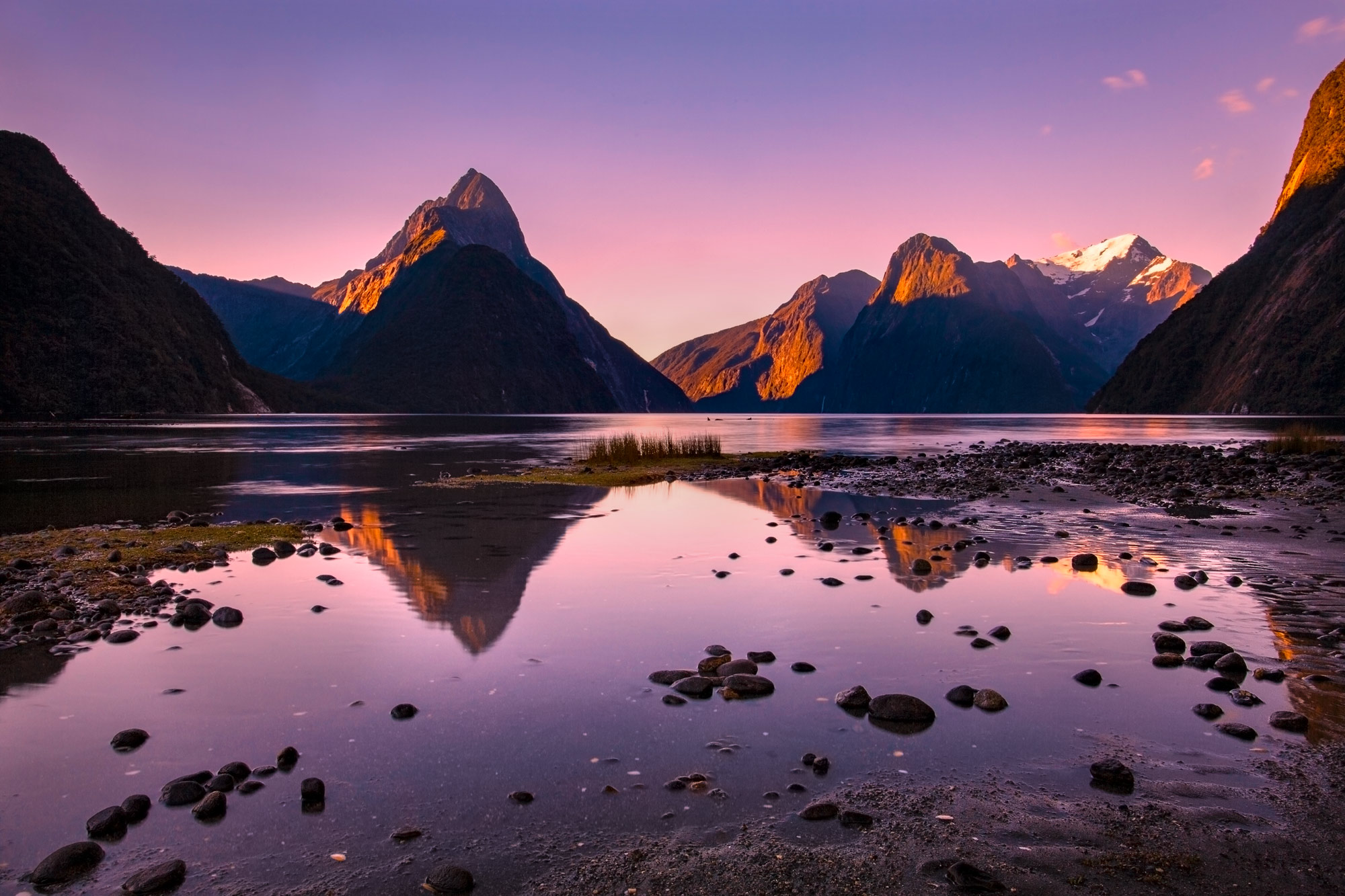 milford-sunset-fiordland-reflection-landscape-prints-photography