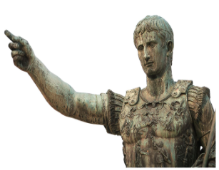 Caesar Augustus ruled from 27 BC to 14 AD