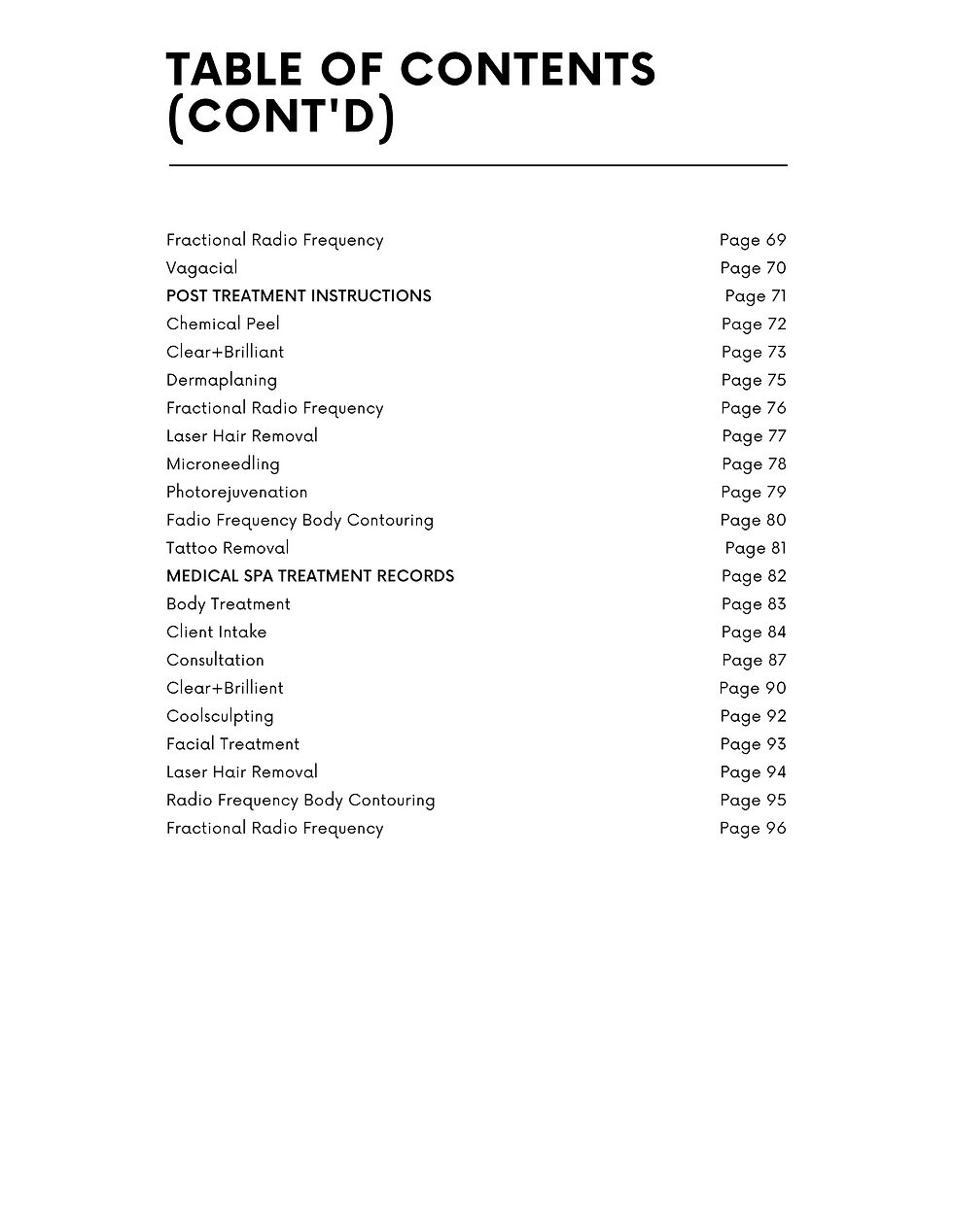 Thumbnail: Downloadable Med Spa Policy and Procedure Manual