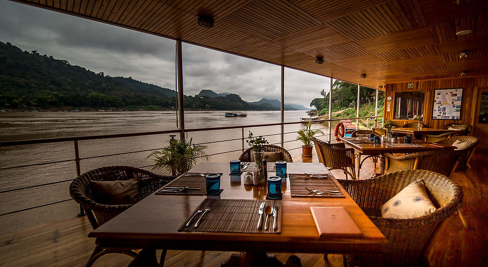 RV Laos Pandaw - Terrace