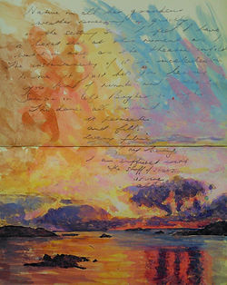 Fiery  light suffusing all