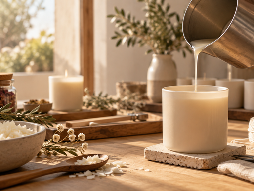 ¿Qué son las velas de soja y qué ventajas tienen?
