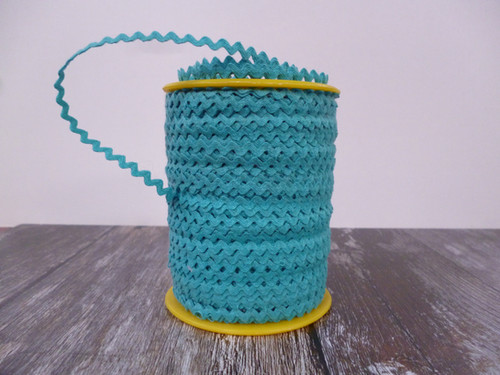 SALE 4mm tiny ric rac Turquoise | paper-and-string