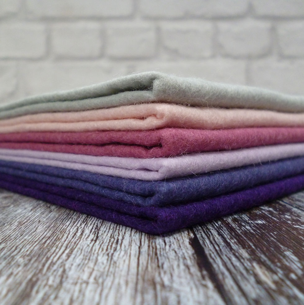 HYDRANGEA :: 6 piece felt colour pack