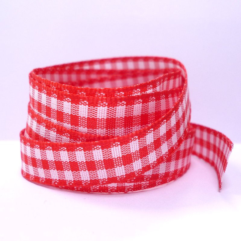 Thumbnail: Gingham Ribbon :: 10mm