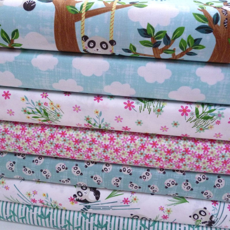 Thumbnail: Fabric :: Panda Park :: Mini Panda