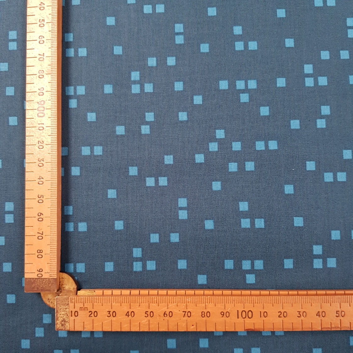 Fabric :: Ruby Star Society Geometry :: Squares Blue