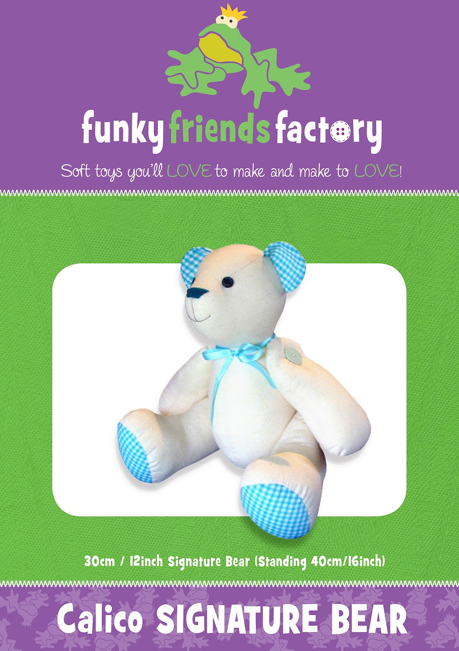 Calico Signature Bear : Funky Friends Factory