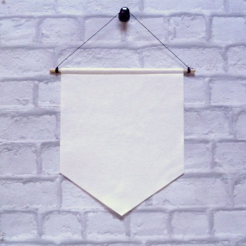 Natural Handmade banner for you to decorate paperandstring