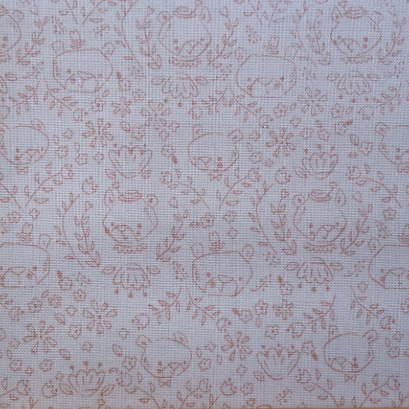 Fabric :: Goldilocks :: Teal Bear Sketch