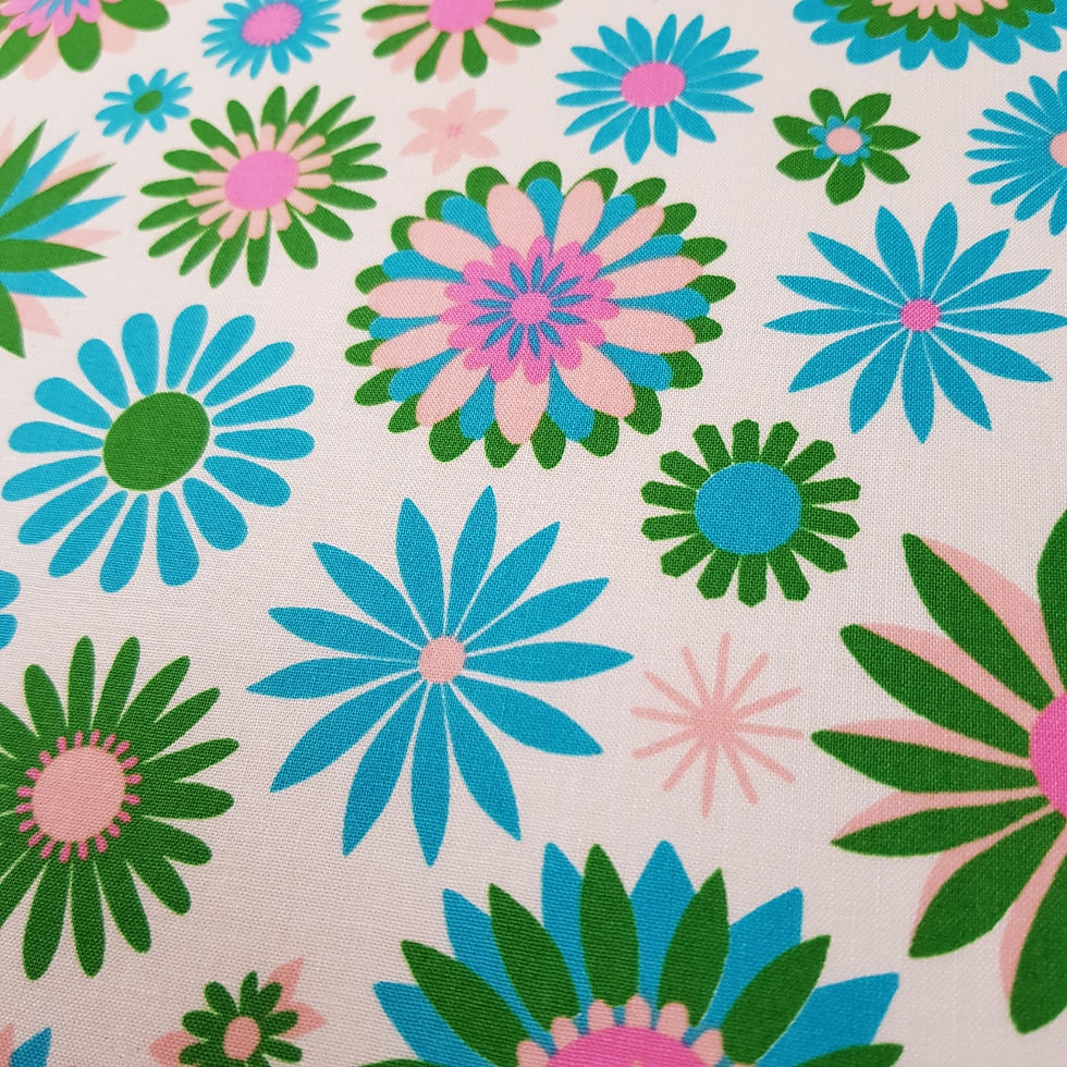Thumbnail: Fabric Felt :: Carousel :: Kaleidoscope Natural on Natural
