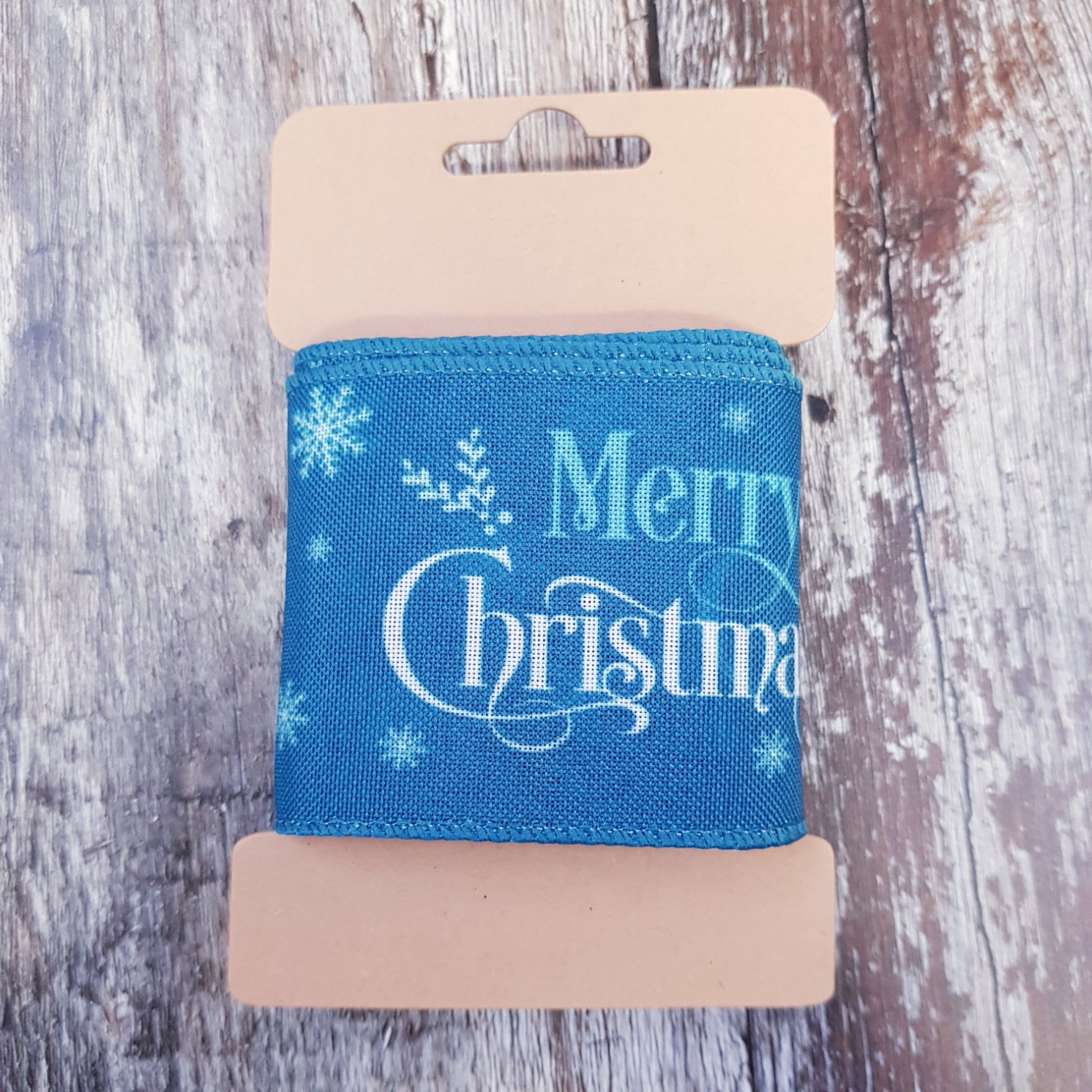 Wired Ribbon Card : : Merry Christmas