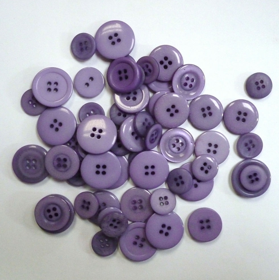 Dyed Buttons By Weight :: Purple