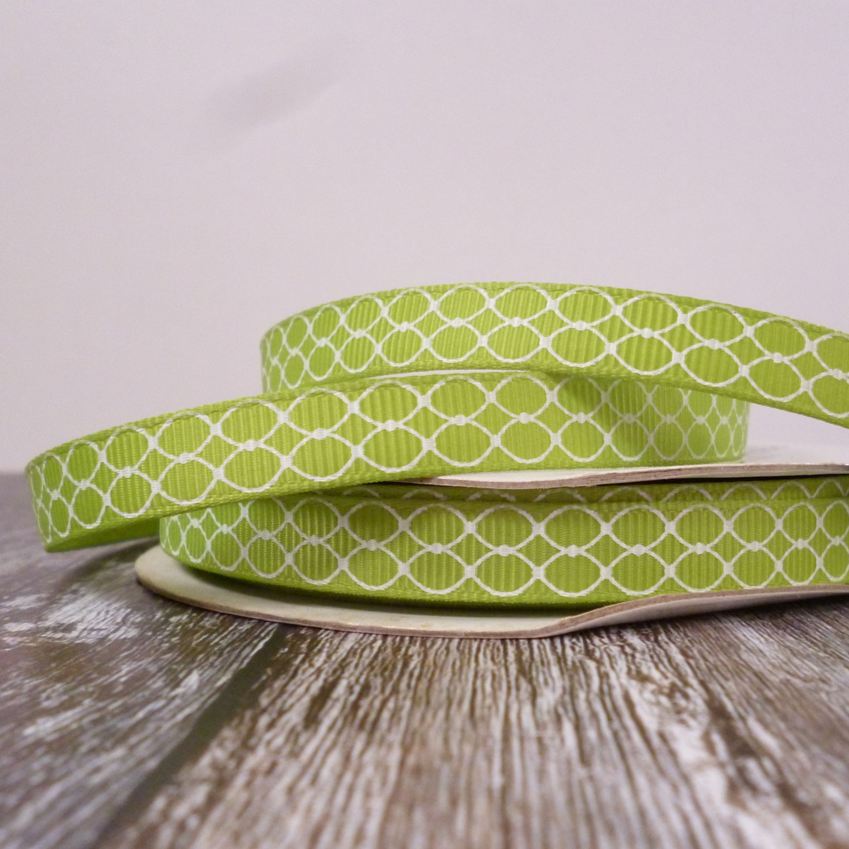 Leaf Ovals Grosgrain Ribbon :: American Crafts