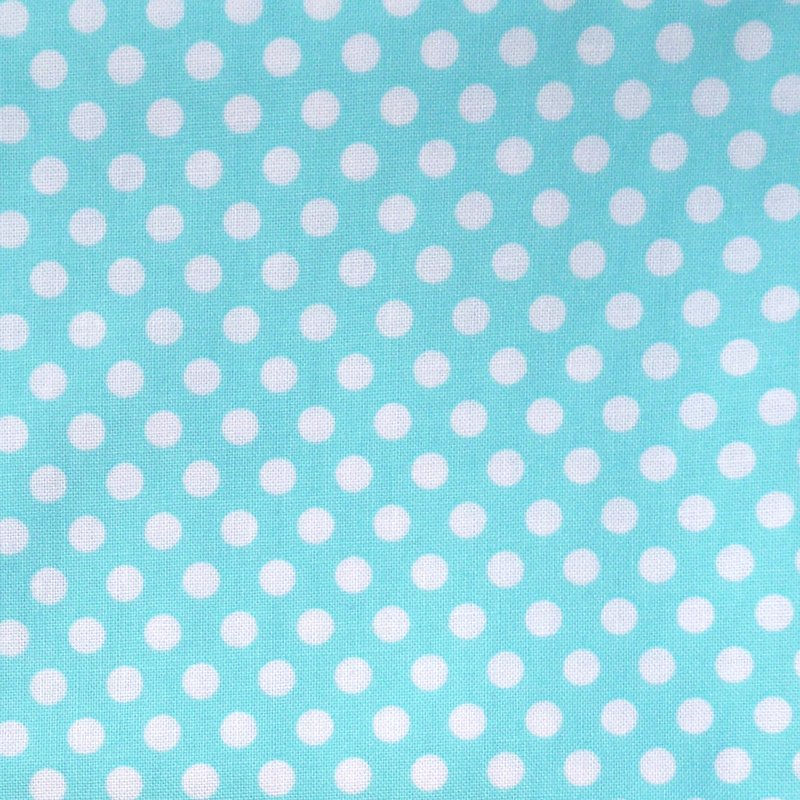 Fabric :: Kiss Dot :: Turquoise