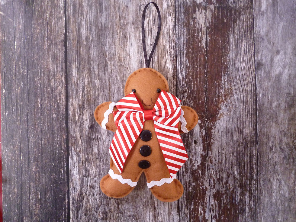 Thumbnail: Bows Gingerbread Man Ingredients Pack :: Tartan